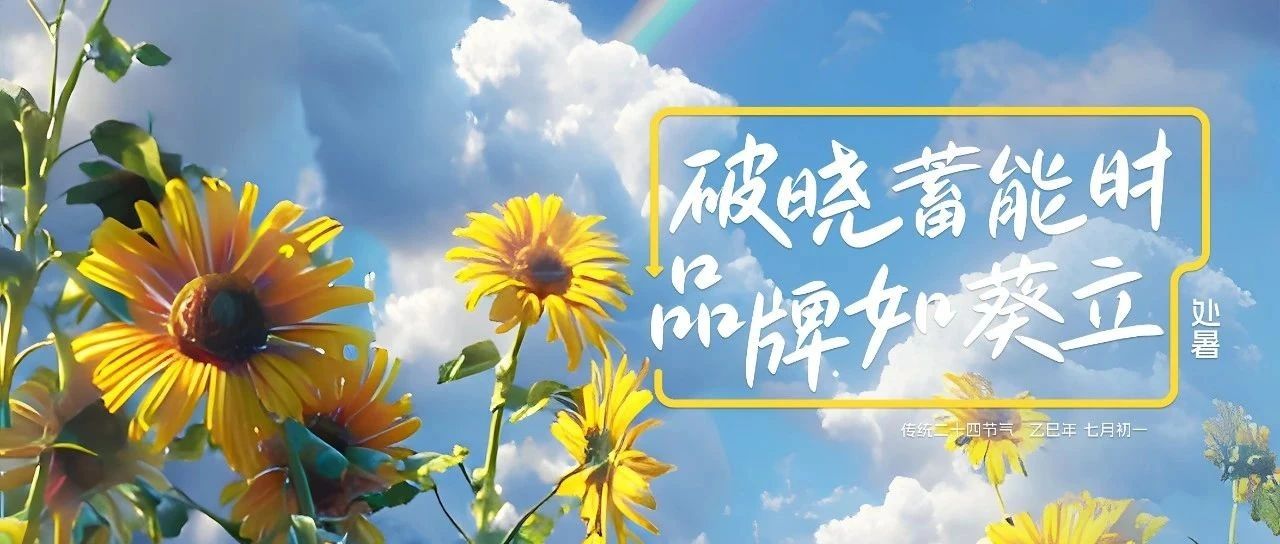 處暑|葵花知時低頭蓄力，你的品牌還在烈日暴走？